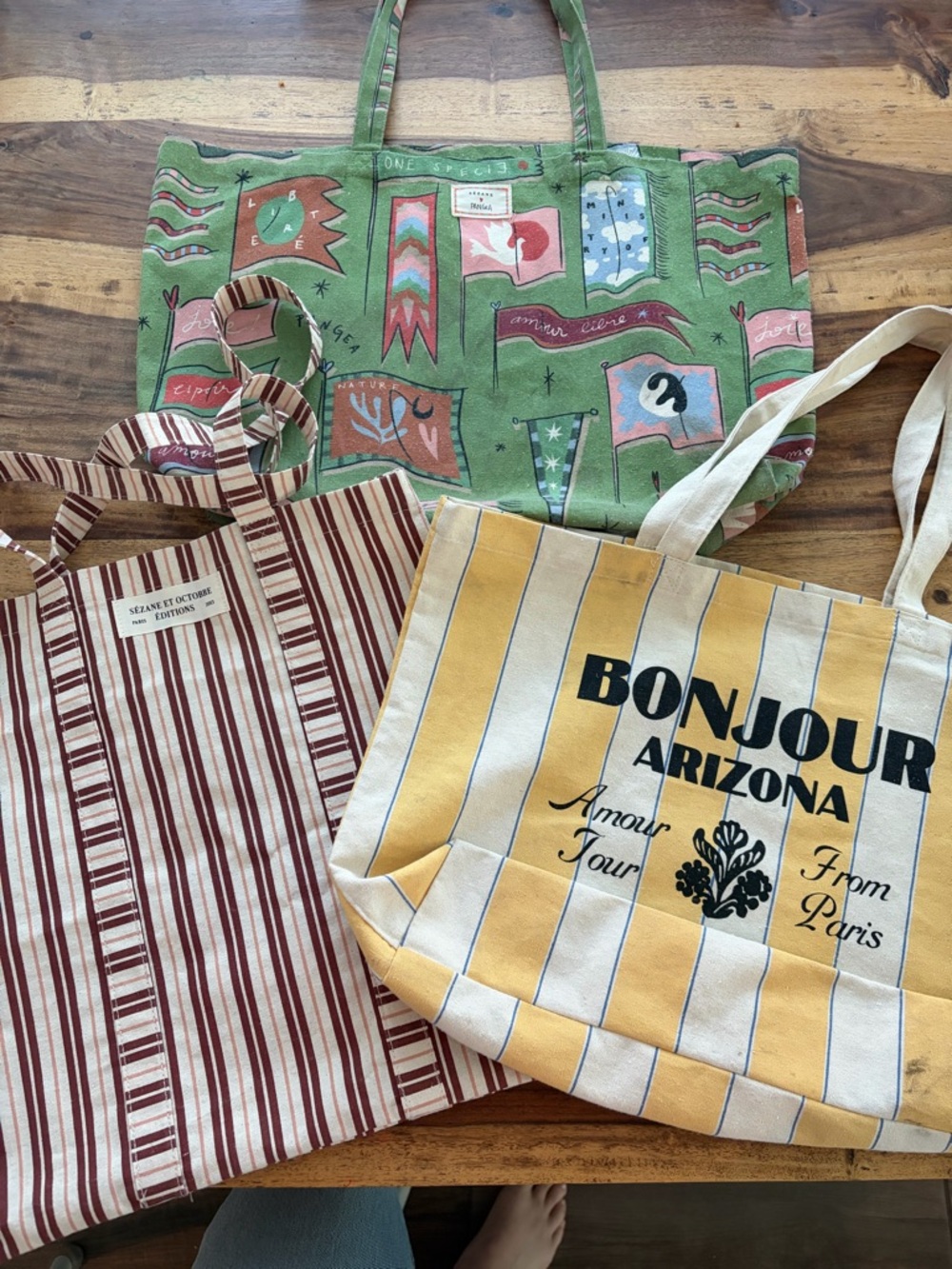 Sezane tote bundle